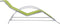 vidaXL - Ligbedden - 2 - st - met - tafel - aluminium - groen