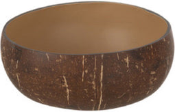 J-Line Halve Kokosnoot Bol Nuye Noot/Verf Bruin - 2 stuks