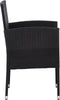 vidaXL - Tuinstoelen - 2 - st - poly - rattan - zwart