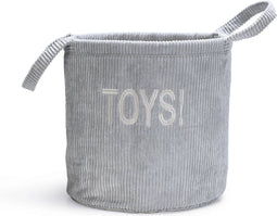 Beeztees Suus - Puppy Speelgoedmand - Opbergmand voor puppy speelgoed - Grijs - 30x30x30 cm