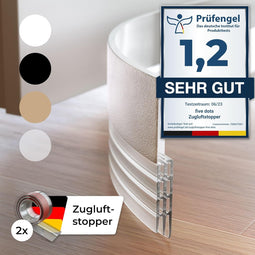 Five Dots Tochtstrip voor deuren van siliconen (zelfklevend) - houdt warmte in de kamer en stopt toc