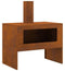 vidaXL - Vuurtoren - met - Schouw - 80x50x96 - cm - Weerbestendig - Staal