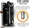 Apple iPhone XS MAX - UAG Hard Case - MIL-STD 810 getest - Zwart
