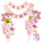 Unicorn Verjaardag Versiering Set - Feestartikelen 30 Stuks - Roze (30 stuks)