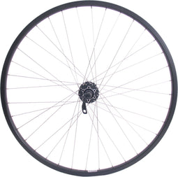 Voorwiel 26 / 559x19C Ryde Andra 30 velg met Shimano FH-M525 naaf voor 6 bouts remschijf - zwart