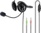 Hama 00139920 - PC-Office-headset met nekband en flexibele microfoonarm - Zwart