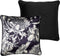 Dutch Decor LAUREN - Kussenhoes velvet Raven 45x45 cm - zwart - met rits