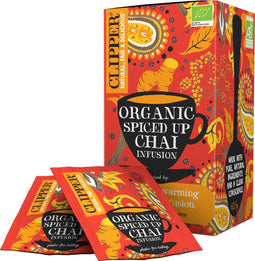 Clipper Tea | Spiced up Chai Infusion | 6 x 25 zakjes