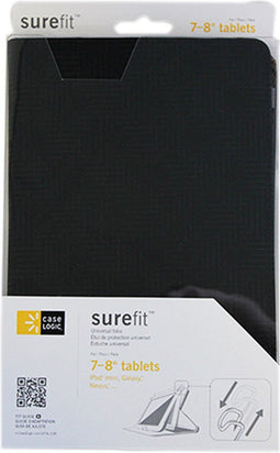 Case Logic SureFit - Universele Folio voor 7-8 inch Tablet - Verstelbare standen - Zwart