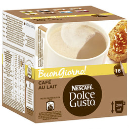 Koffiecapsules Dolce Gusto AU LAIT (16 Stuks)