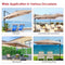 Coast Zweefparasol - Kantelbaar - 300 x 300 x 273 cm - Koffiebruin