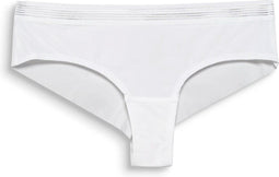 Esprit - 38 - Hipster short - Aansluitend met sportieve strepen - Wit
