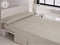Set beddengoed Hosteline IRIS PREMIUM Parelgrijs Bed van 105