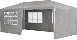 Juskys Partytent - Normale partytent - 3x6M - Donkergrijs