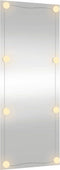 vidaXL - Wandspiegel - met - LED's - rechthoekig - 40x100 - cm - glas