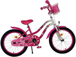 Volare Lovely - Kinderfiets - 18 inch - Roze Wit