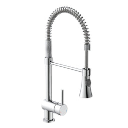 SCHÜTTE Cornwall - Mengkraan - Hoge ronde uitloop met spiraalveer - Chroom