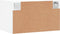 vidaXL - Wandkast - 60x36,5x35 - cm - bewerkt - hout - wit