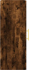 vidaXL - Hangkast - 34,5x34x90 - cm - gerookt - eikenkleurig