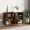 vidaXL - Dressoir - 103,5x35x70 - cm - bewerkt - hout - gerookt - eikenkleurig