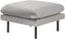 VINTERBRO - Bankenset met ottomaan - Grijs - Fluweel