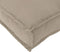vidaXL - Ligbed - Kussens - voor - Bank - 2 - stuks - Taupe - 200x40x8 - cm - Oxford - Stof