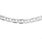 The Jewelry Collection For Men - Ketting Anker Plat 7 mm - Zilver