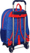 Schoolrugzak met Wielen Sonic Let's roll Marineblauw 33 x 42 x 14 cm