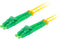 Lanberg FO-LALA-SD11-0010-YE - Fibre Kabel - LC naar LC - 100cm - Geel