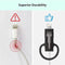 Bone Kabelbescherming, 3 stuks Silicone Kabelslang voor Lightning iPhone Oplaadkabel