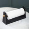 Riviera Maison East Village Kitchen Roll Holder - Aluminium, Hout - 14.0x8.5x32.0 cm