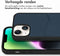 Accezz iPhone 14 - Back Cover - Premium Leather Card Slot - Donkerblauw