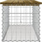 vidaXL - Tuinbank - schanskorfontwerp - 103x44x42 - cm - geïmpregneerd - hout
