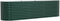 vidaXL - Tuinverhoging - Bed - Groen - 320x80x81 - cm - Gegalvaniseerd - Staal