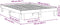 vidaXL - Bedframe - zonder - matras - 140x190 - cm - massief - hout - eiken