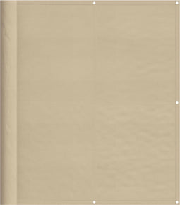 vidaXL - Balkonscherm - 120x800 - cm - 100% - oxford - polyester - beige