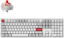 Keychron Q6 Max - Mechanisch Toetsenbord - QMK/VIA - Draadloos (Bluetooth 5.1) - Wit