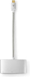 Nedis CCTB64765AL02 - USB-C naar HDMI Kabel - 20cm - Zilver