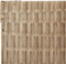 vidaXL - Kamerscherm - 3 - panelen - poly - rattan - beige
