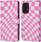 iMoshion Hoesje Geschikt voor Samsung Galaxy A53 Hoesje Met Pasjeshouder - iMoshion Design Bookcase smartphone - Roze / Retro Pink