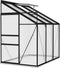 vidaXL - Tuinkas - 3,97 - m³ - aluminium - antracietkleurig