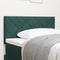 vidaXL - Hoofdbord - met - Diamantpatroon - Donkergroen - 90 - cm - Fluweel