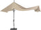 Madison - Parasol Asymetrisch Sideway - Taupe - 360x220