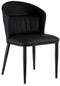 Leunstoel Cirkelvormig Zwart Staal 51 x 83,5 x 54 cm (2 Stuks)