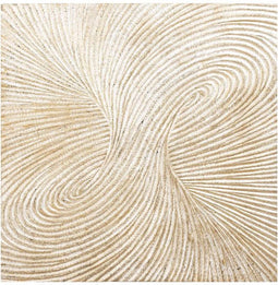 PTMD Londa Wandpaneel - 120 x 3 x 120 cm - MDF - Goud