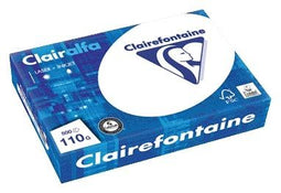 Clairefontaine - Kopieerpapier clairefontaine clairalfa a4 110gr wt | 4 stuks