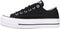 Converse Chuck Taylor All Star Lift Ox Lage sneakers - Dames - Zwart - Maat 37