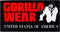 Gorilla Wear Functional Gym Towel - Handdoek - 50x100cm - Zwart/Rood