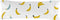 Kussensloop HappyFriday Aware Sweet banana Multicolour 45 x 110 cm