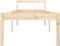 vidaXL - Seniorenbed - massief - grenenhout - wit - 75x190 - cm - Small - Single